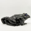 Jet Black Frog with Opal Eyes 4